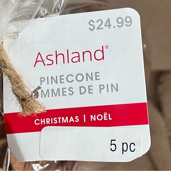 Pinecones (NWT) 5 pc $24.99 home decor - Picture 7 of 7